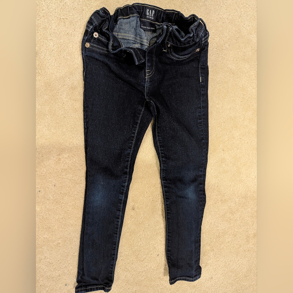 GAP Girls Dark Denim Skinny Jeans